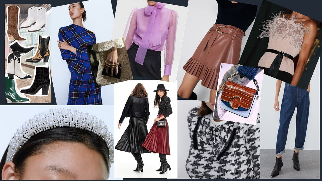 Collage of Fall Winter Trendy Looks
