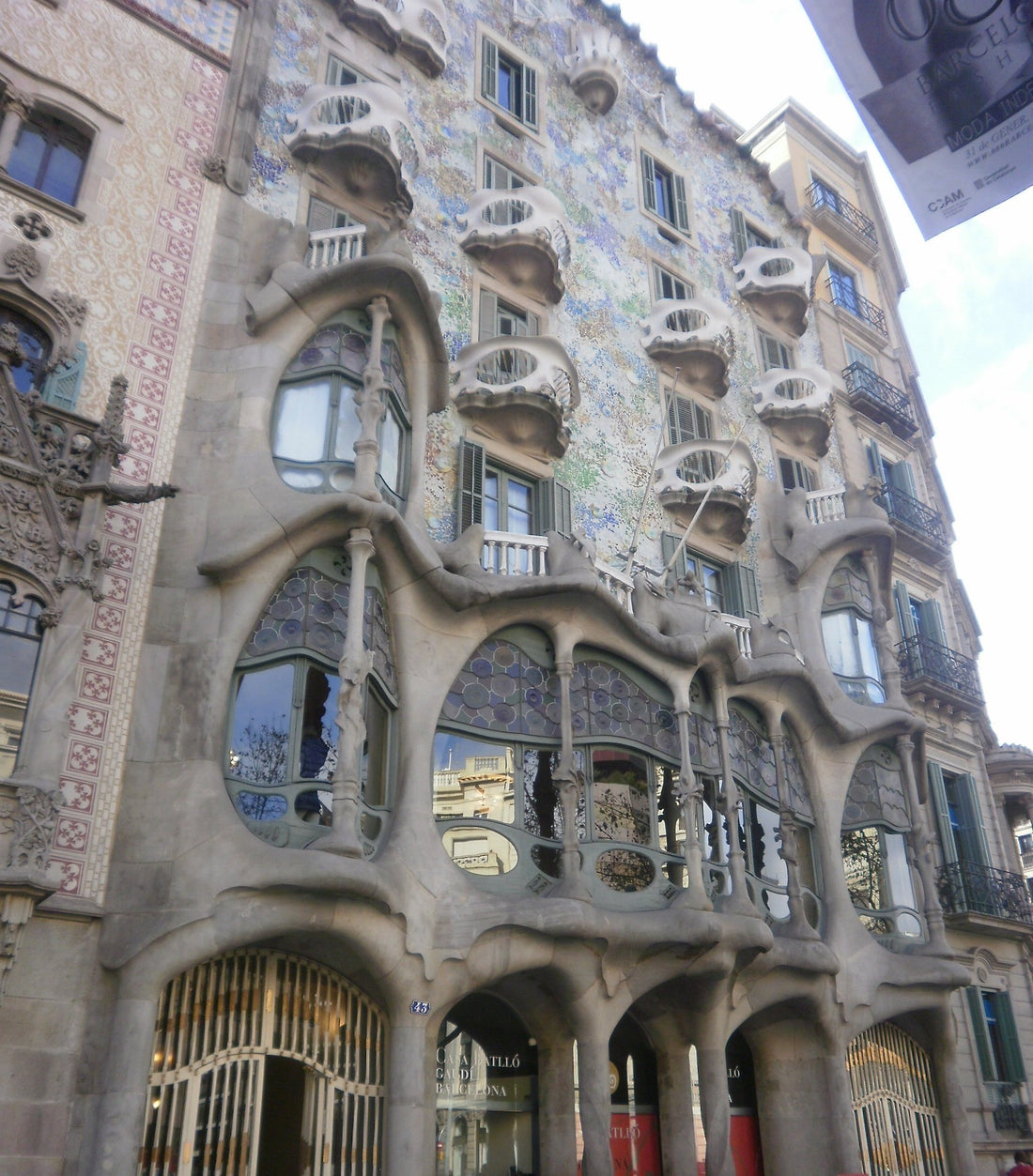 gaudi's Casa Batlo - Passeig de Gracia- Barcelona