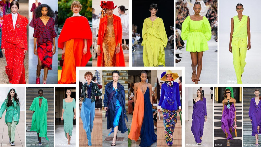 Collage of SS20 Trendy Colors